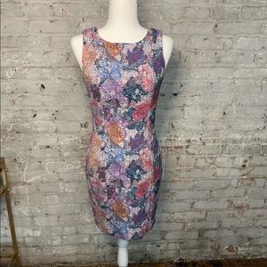 H&M Body Con Back Full Zip Dress - Multi - 6